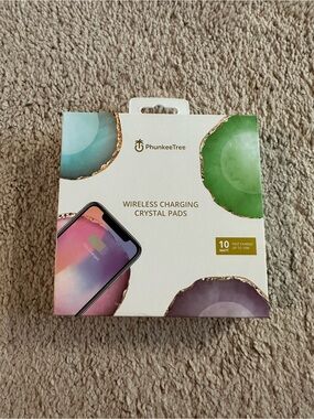 Wireless Charging Crystal Pads – Green